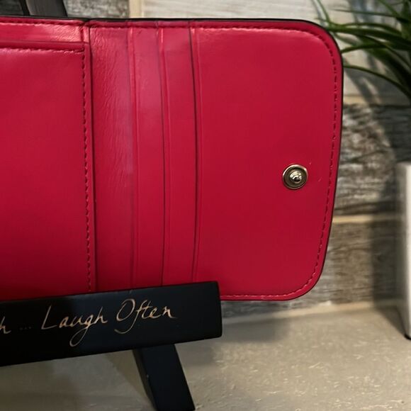 Coach Small Wallet in Signature Canvas Print & Colourblock - Picture 6 of 15